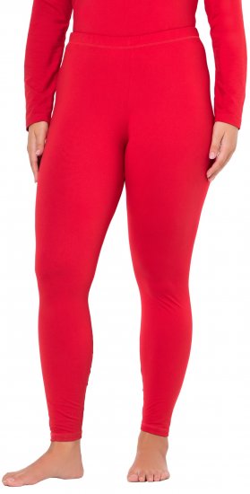 Ulla Popken Quick Dry Moisture Wicking Stretch Ski Leggings Salsa Red - Džíny & Nohavice vo Veľkých Veľkostiach – Plus Size - 