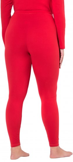 Ulla Popken Quick Dry Moisture Wicking Stretch Ski Leggings Salsa Red - Džíny & Nohavice vo Veľkých Veľkostiach – Plus Size - 