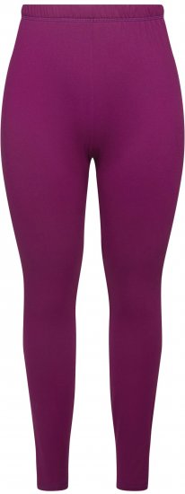 Ulla Popken Quick Dry Moisture Wicking Stretch Ski Leggings Pink Berry - Ulla Popken - 