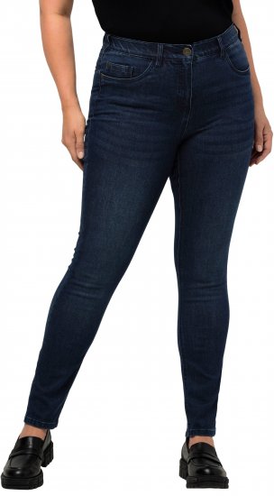 Ulla Popken Stretch Sarah Fit Skinny Jeans Blue Denim - Džíny & Nohavice vo Veľkých Veľkostiach – Plus Size - 