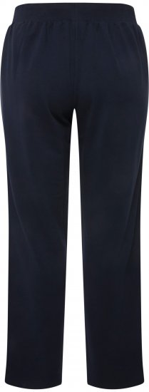 Ulla Popken Side Stripe Adjustable Drawstring Waist Joggers Navy - Džíny & Nohavice vo Veľkých Veľkostiach – Plus Size - 