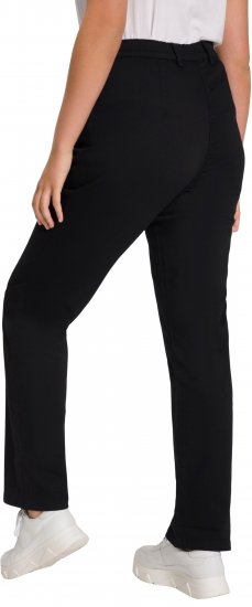 Ulla Popken Basic Mony Tapered Leg Stretch Pants Black - Džíny & Nohavice vo Veľkých Veľkostiach – Plus Size - 