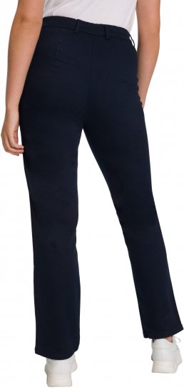 Ulla Popken Basic Mony Tapered Leg Stretch Pants Navy - Džíny & Nohavice vo Veľkých Veľkostiach – Plus Size - 