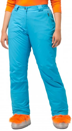 Ulla Popken Thermal Triple-Function Pants Bright Turquoise - Džíny & Nohavice vo Veľkých Veľkostiach – Plus Size - 