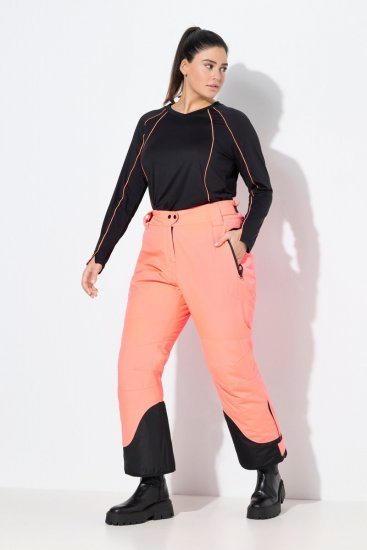 Ulla Popken HYPRAR Triple Function Ski Pants Neon Pink - Lyžiarske oblečenie - 