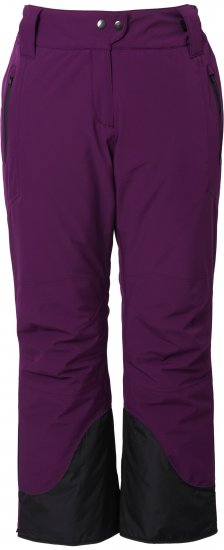 Ulla Popken HYPRAR Triple Function Ski Pants Grape Red - Džíny & Nohavice vo Veľkých Veľkostiach – Plus Size - 