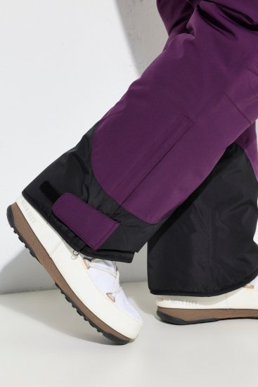 Ulla Popken HYPRAR Triple Function Ski Pants Grape Red - Lyžiarske oblečenie - 