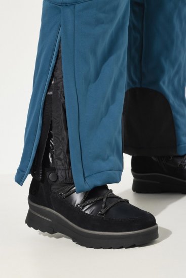 Ulla Popken Water Repellent Softshell Pants Dark Petrol - Nohavice - Nohavice pre ženy vo veľkých veľkostiach