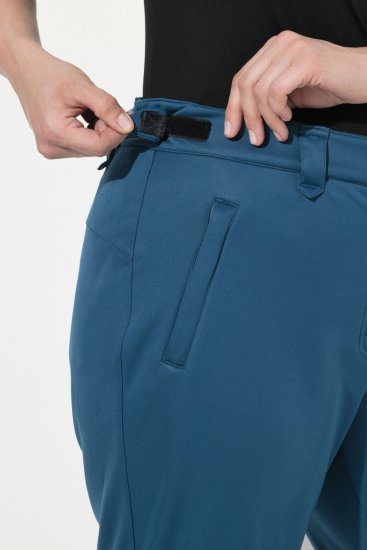 Ulla Popken Water Repellent Softshell Pants Dark Petrol - Nohavice - Nohavice pre ženy vo veľkých veľkostiach