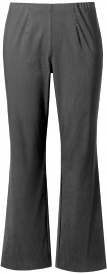 Ulla Popken Bengaline Elastic Waist Thermal Pants Graphite Grey - Džíny & Nohavice vo Veľkých Veľkostiach – Plus Size - 