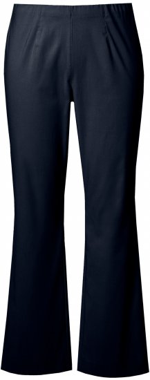 Ulla Popken Bengaline Elastic Waist Thermal Pants Navy - Džíny & Nohavice vo Veľkých Veľkostiach – Plus Size - 
