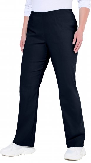 Ulla Popken Bengaline Elastic Waist Thermal Pants Navy - Džíny & Nohavice vo Veľkých Veľkostiach – Plus Size - 