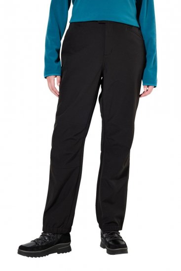 Ulla Popken Softshell Triple Function Fleece Lined Pants Black - Nohavice - Nohavice pre ženy vo veľkých veľkostiach