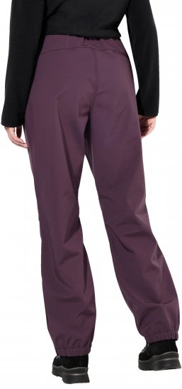 Ulla Popken Softshell Triple Function Fleece Lined Pants Dark Blackberry - Džíny & Nohavice vo Veľkých Veľkostiach – Plus Size - 
