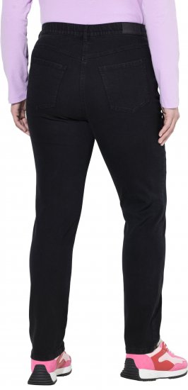Ulla Popken Stretch Fit Jeans Black - Džíny & Nohavice vo Veľkých Veľkostiach – Plus Size - 