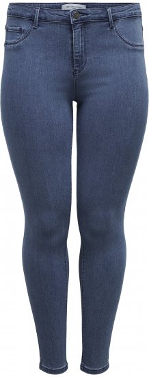 Only Carmakoma Thunder Life Skinny Fit Jeans Blue Denim - Džíny & Nohavice vo Veľkých Veľkostiach – Plus Size - 
