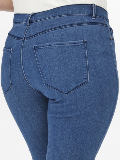 Only Carmakoma Thunder Life Skinny Fit Jeans Blue Denim - Džíny & Nohavice vo Veľkých Veľkostiach – Plus Size - 