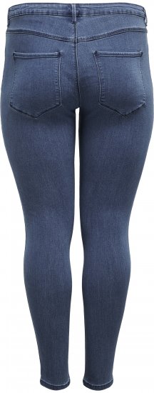 Only Carmakoma Thunder Life Skinny Fit Jeans Blue Denim - Džíny & Nohavice vo Veľkých Veľkostiach – Plus Size - 