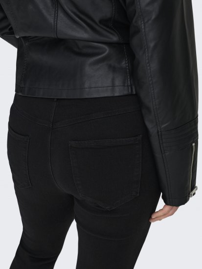 Only Carmakoma Storm Life Skinny Fit jeans Black - Džínsy - 