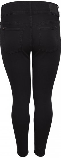 Only Carmakoma Anna Life Skinny Jeans Black - Džínsy - 