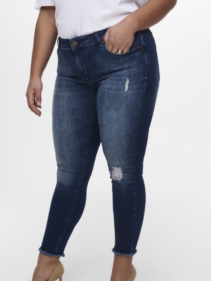 Only Carmakoma Willy Skinny Fit Jeans Blue - Džínsy - 
