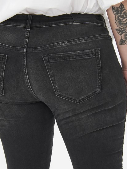 Only Carmakoma Willy Skinny Fit Jeans Black - Džínsy - 