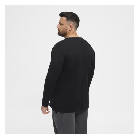North Latitude Py Jersey O-Neck Long Sleeve Black - Tričká s dlhým rukávom - Tričká s dlhým rukávom - 2XL-14XL