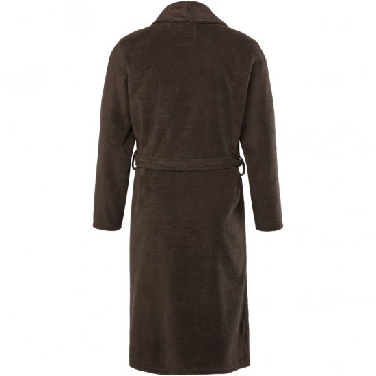 JP1880 Bathrobe Extra Soft Terry Cloth Brown - Spodná bielizeň - Spodné Prádlo 2XL-8XL