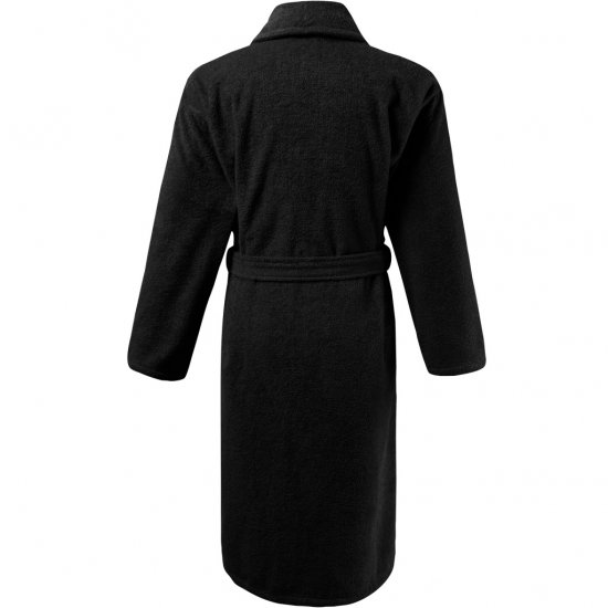 JP1880 Bathrobe Extra Soft Terry Cloth Black - Spodná bielizeň - Spodné Prádlo 2XL-8XL