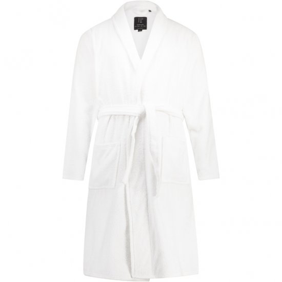 JP1880 Bathrobe Extra Soft Terry Cloth White - Spodná bielizeň - Spodné Prádlo 2XL-8XL
