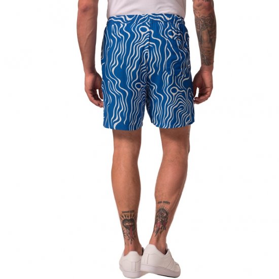 JP1880 Bermuda Shorts All-over Print Royal Blue - Šortky - Šortky W40-W60