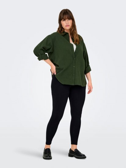 Only Carmakoma Time Leggings Black - Legíny - 
