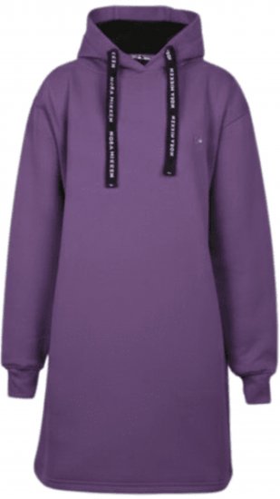 Nora Mikken KRISTINA Long Hoodie Purple - Mikiny & mikiny bez kapucne - 
