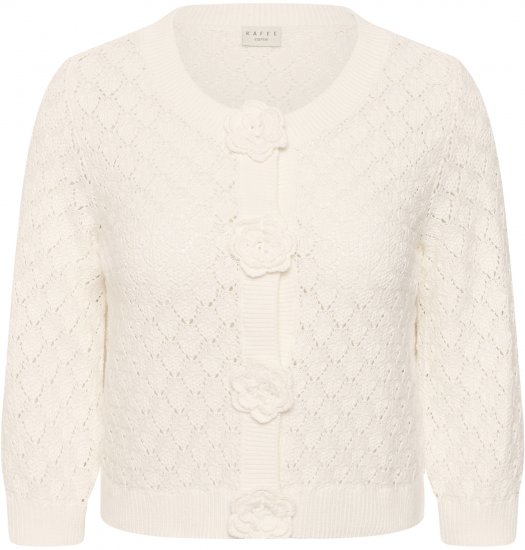Kaffe Curve Kathrina Pullover White - Pletené svetre - 