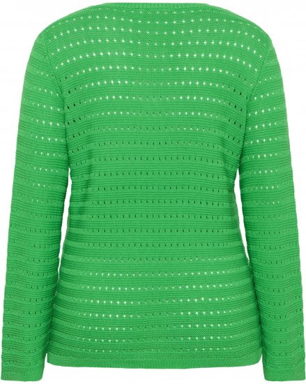 Kaffe Curve Metty Pullover Bright Green - Pletené svetre - 