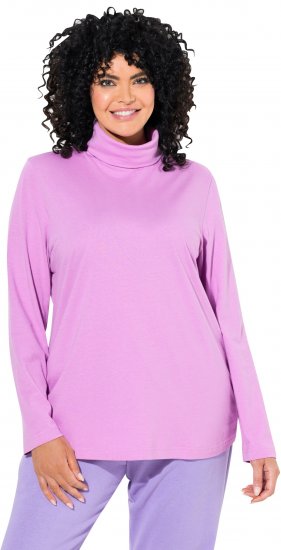 Ulla Popken Basic Long Sleeve Slim Fit Turtleneck Amethyst - Mikiny & mikiny bez kapucne - 