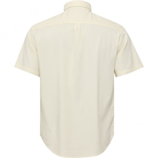 North Latitude Shirt Linen Cotton Short Sleeve Off-White - Košele - Košele 2XL-10XL