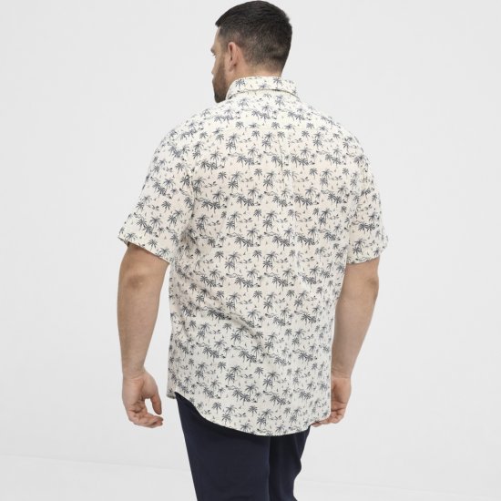 North Latitude Shirt Short Sleeve Off White - Košele - Košele 2XL-10XL