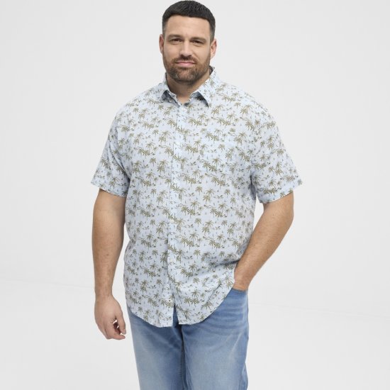 North Latitude Shirt Short Sleeve Light Blue - Košele - Košele 2XL-10XL