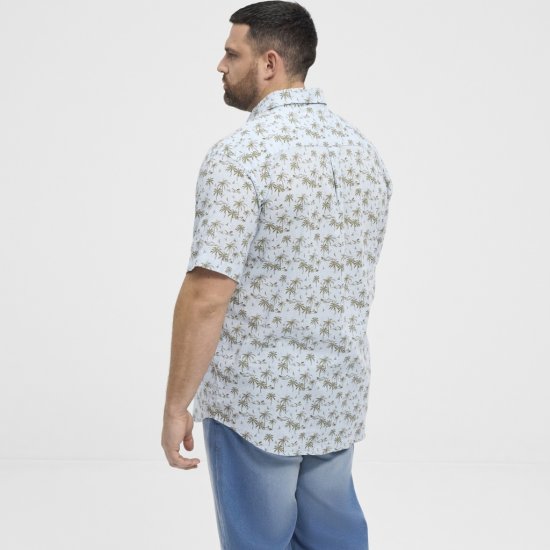 North Latitude Shirt Short Sleeve Light Blue - Košele - Košele 2XL-10XL