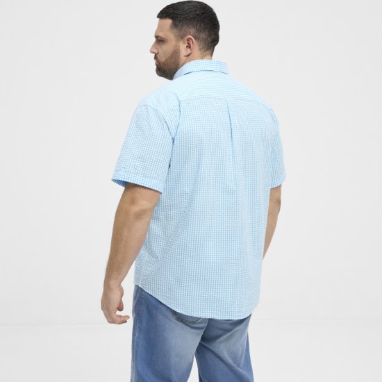 North Latitude Shirt Short Sleeve Turquoise - Košele - Košele 2XL-10XL