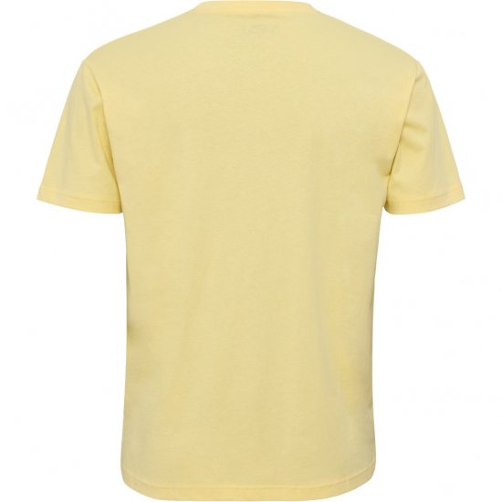 North Latitude T-Shirt Printed Short Sleeve Yellow - Tričká - Nadrozmerné tričká - 2XL-14XL