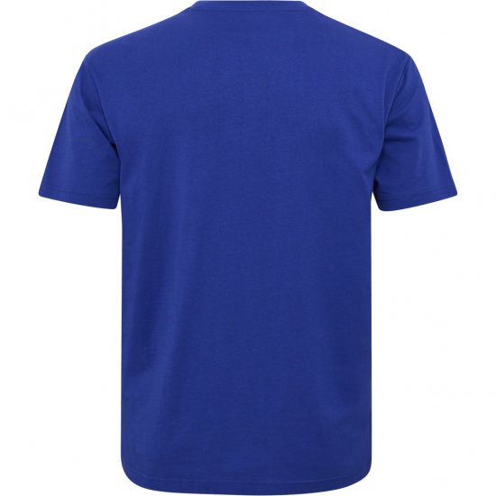 North Latitude T-shirt Printed Short Sleeve Blue - Tričká - Nadrozmerné tričká - 2XL-14XL