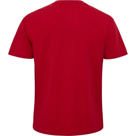 North Latitude T-Shirt Printed Short Sleeve Red - Tričká - Nadrozmerné tričká - 2XL-14XL