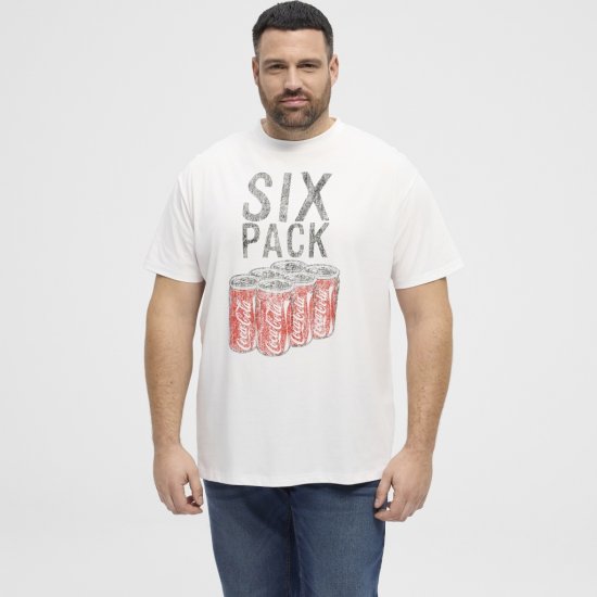North Latitude T-Shirt Coca-Cola White - Tričká - Nadrozmerné tričká - 2XL-14XL