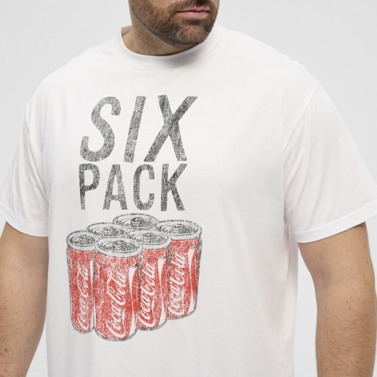 North Latitude T-Shirt Coca-Cola White - Tričká - Nadrozmerné tričká - 2XL-14XL