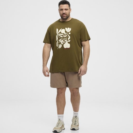 North Latitude T-Shirt Lazy Days Green - Tričká - Nadrozmerné tričká - 2XL-14XL