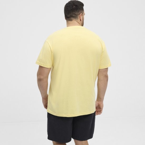 North Latitude T-Shirt Printed Yellow - Tričká - Nadrozmerné tričká - 2XL-14XL