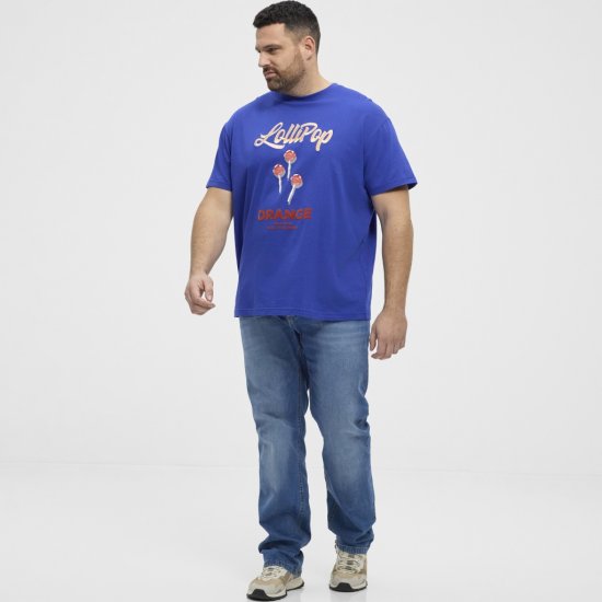 North Latitude T-Shirt Lollipop Blue - Tričká - Nadrozmerné tričká - 2XL-14XL