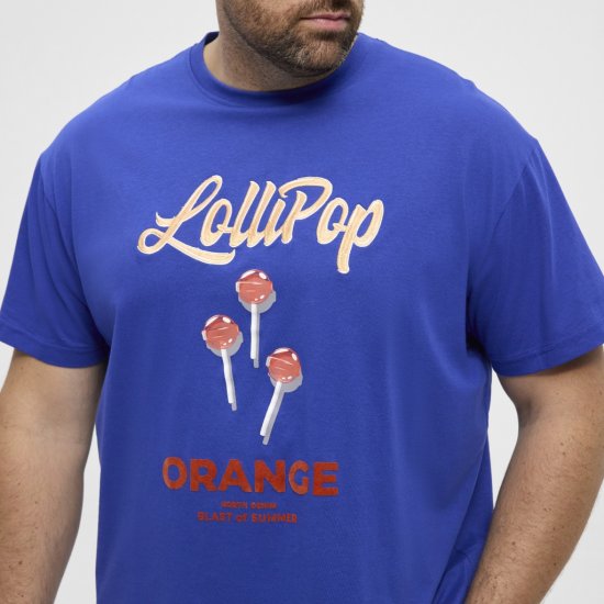 North Latitude T-Shirt Lollipop Blue - Tričká - Nadrozmerné tričká - 2XL-14XL
